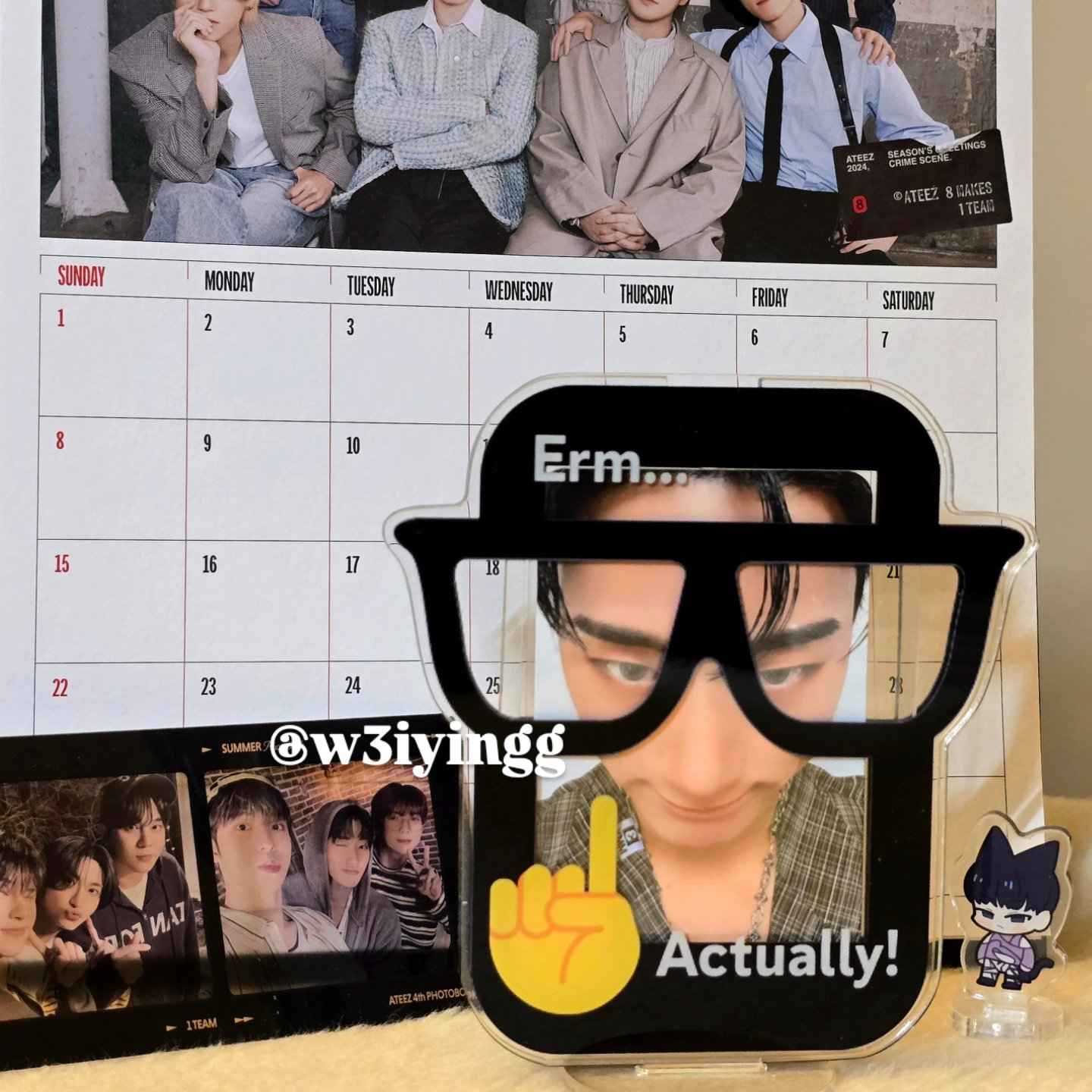 Nerdy Acrylic Photocard Holder